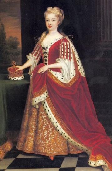 Sir Godfrey Kneller Portrait of Caroline Wilhelmina of Brandenburg Ansbach Germany oil painting art